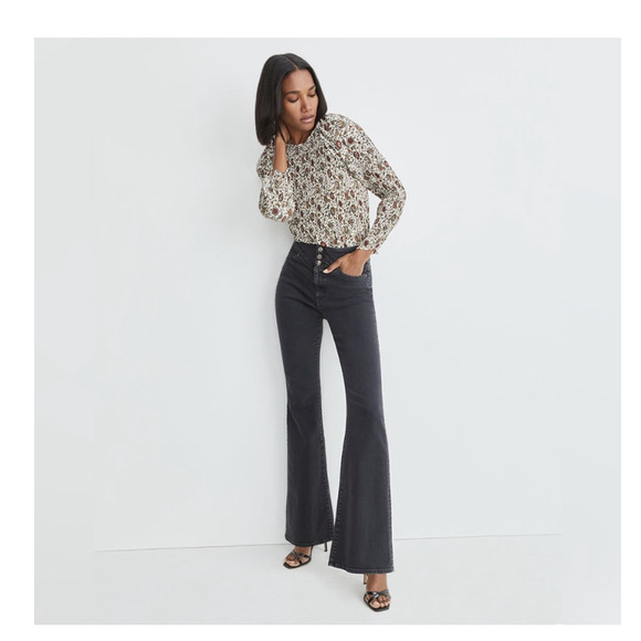 Veronica Beard Kali Floral Print Smocked Top Blouse 12 - Picture 8 of 8